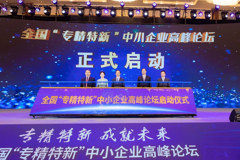 由工信部舉辦的全國“專精特新”中小企業高峰論壇在長沙舉行 澳藍黃華鈴董事長作為嘉賓出席會議并參加訪談活動